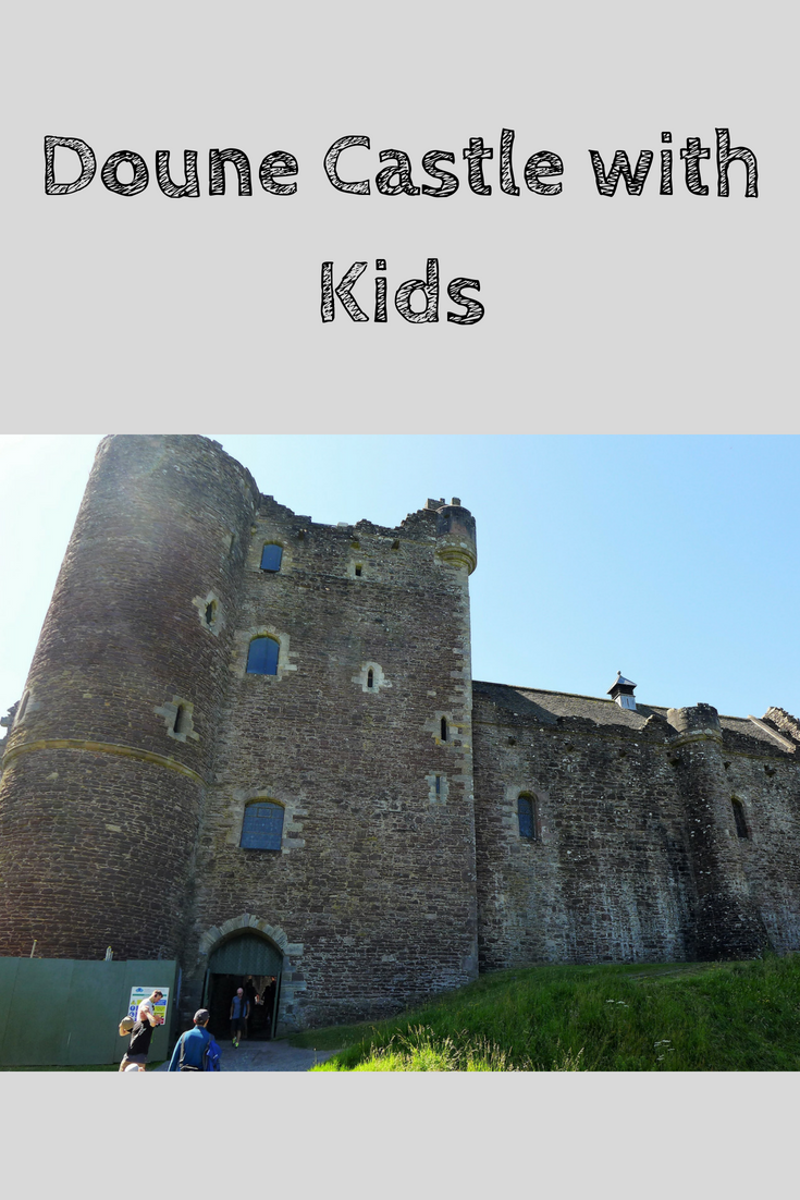 Doune Castle with kids