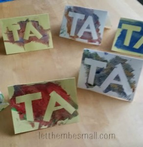 toddler thank you cards