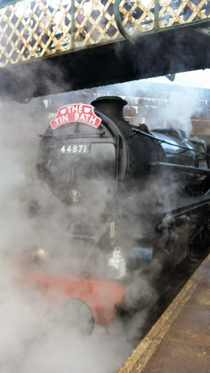 tin bath steam train