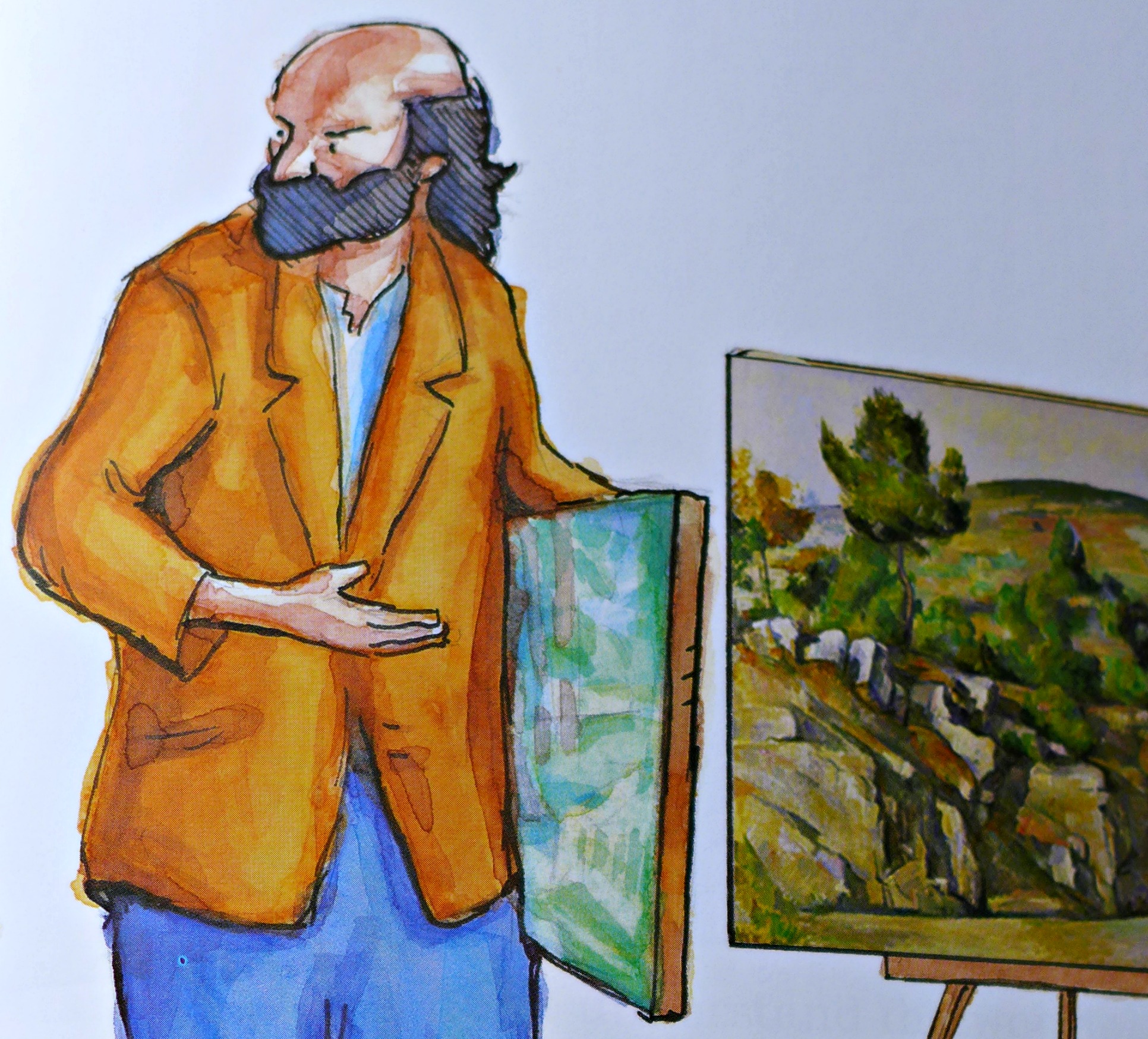 Cezanne and the apple boy 1