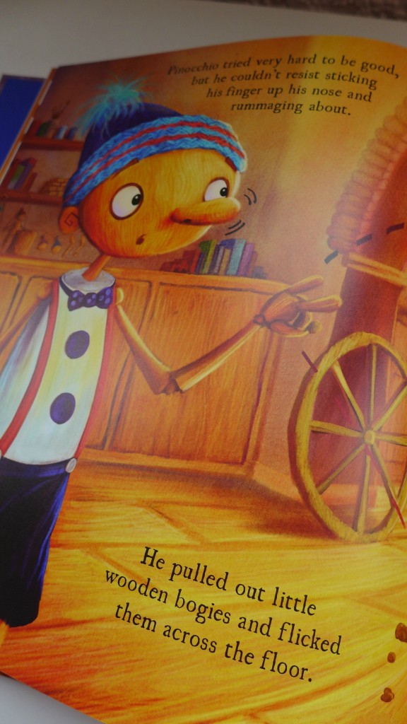 dont pick your nose pinocchio