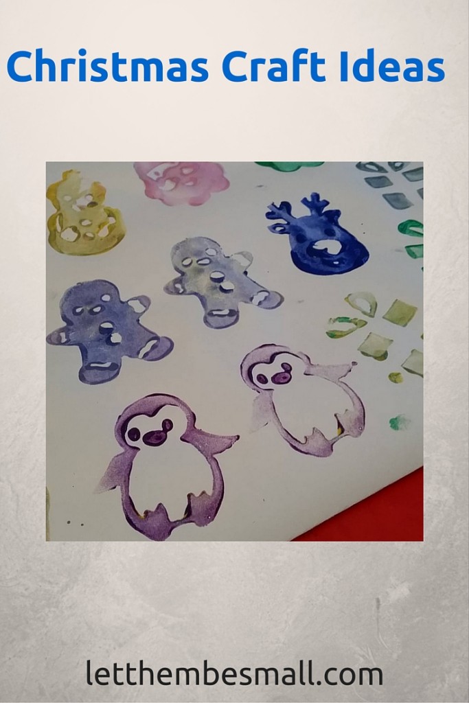 Christms Crafting ideas for toddlers and pre schoolers - make own wrapping paper