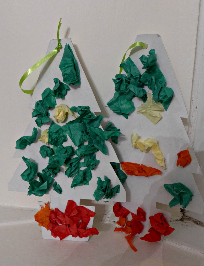 toddler christmas tree craft