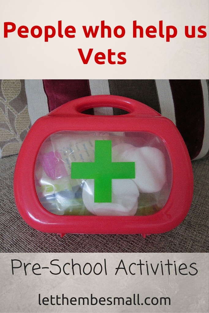 People who help us - Vets activities for pre schoolers