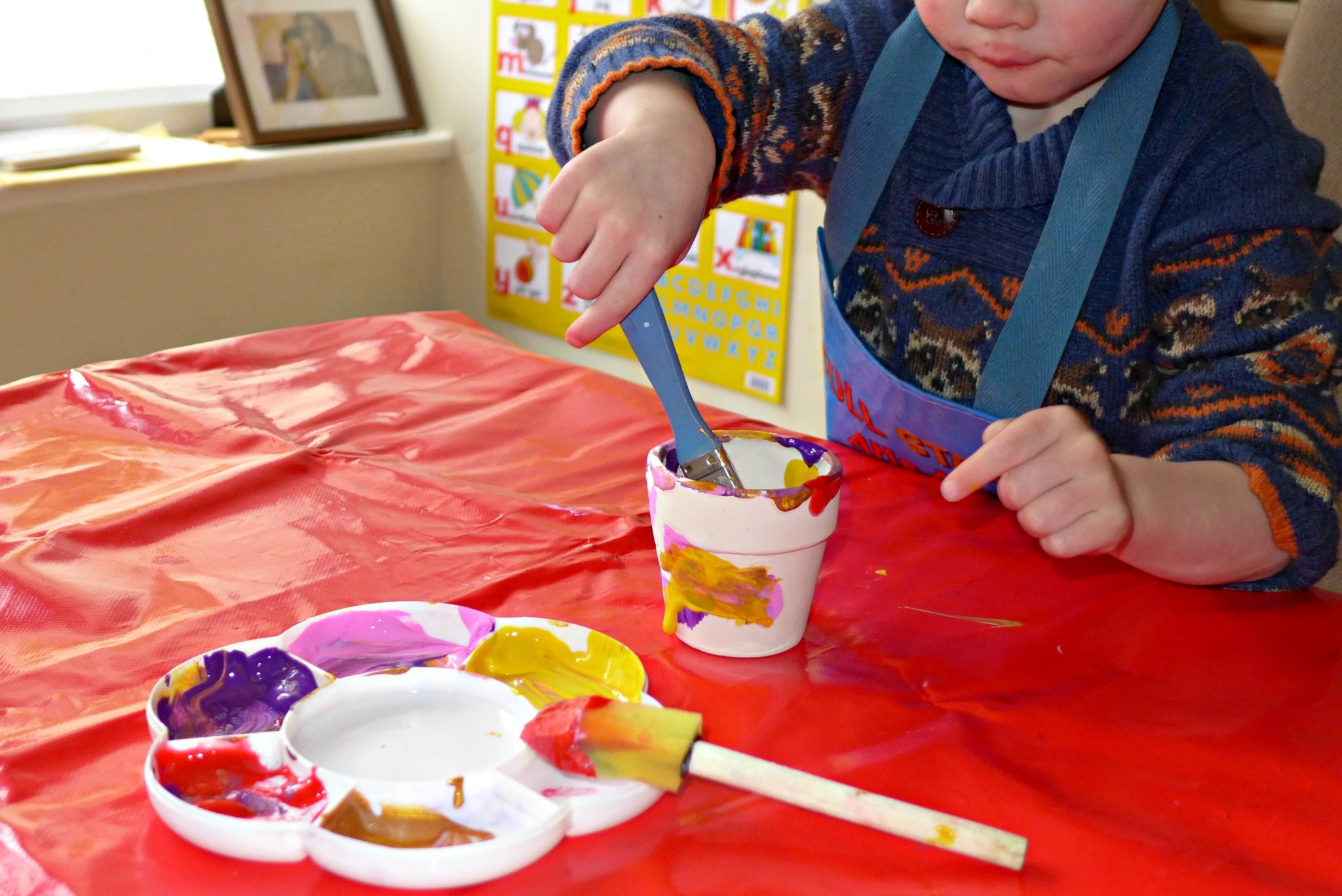 cermaic pot painting