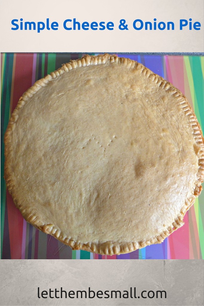 this cheese and onion pie is super simple and good fun to make with children