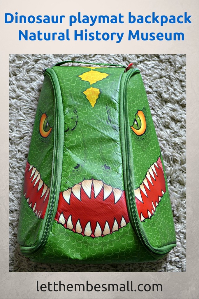 This dinosaur play mat folds into a backpack and is the perect take along treat for summer picnics. From the natural history museum