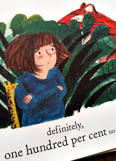 there's a tiger in the garden