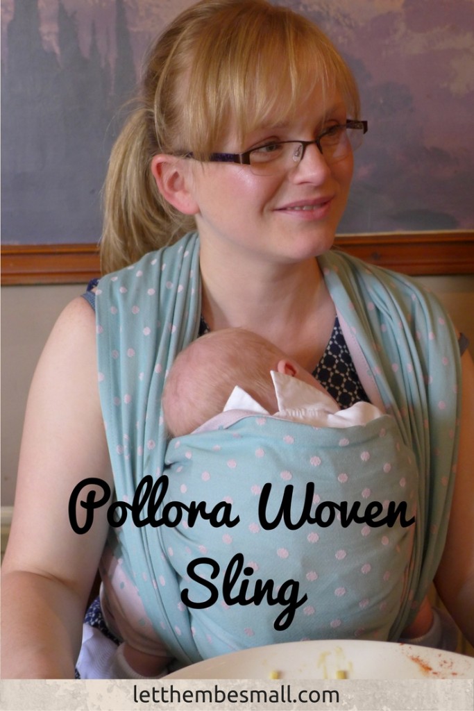 Pollora woven sling review - this is a great review for a woven wrap sling