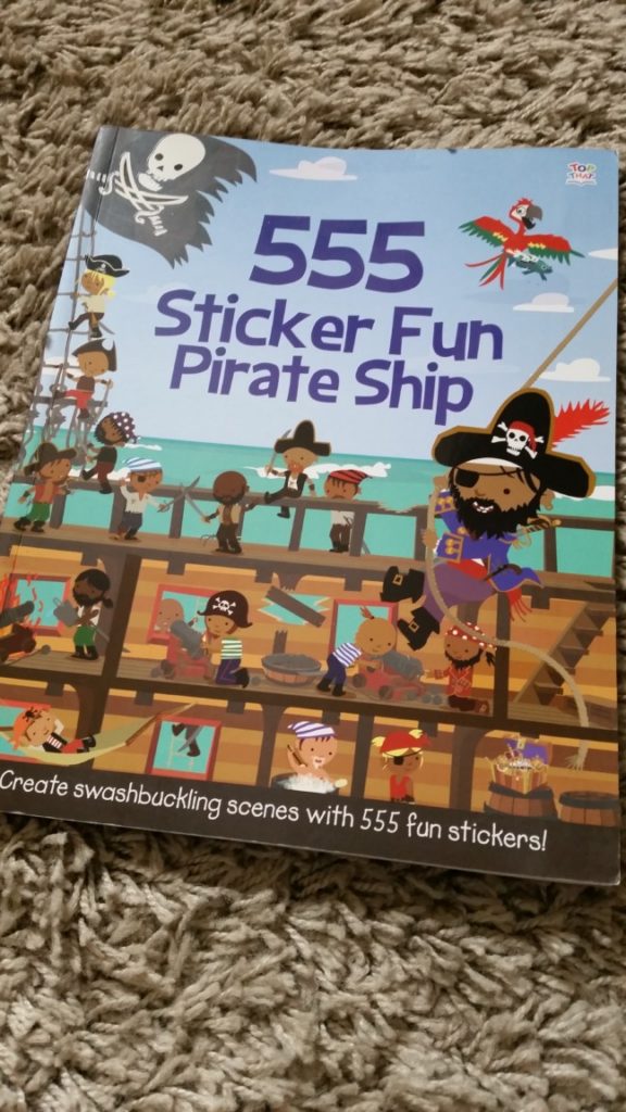 pirate sticker book