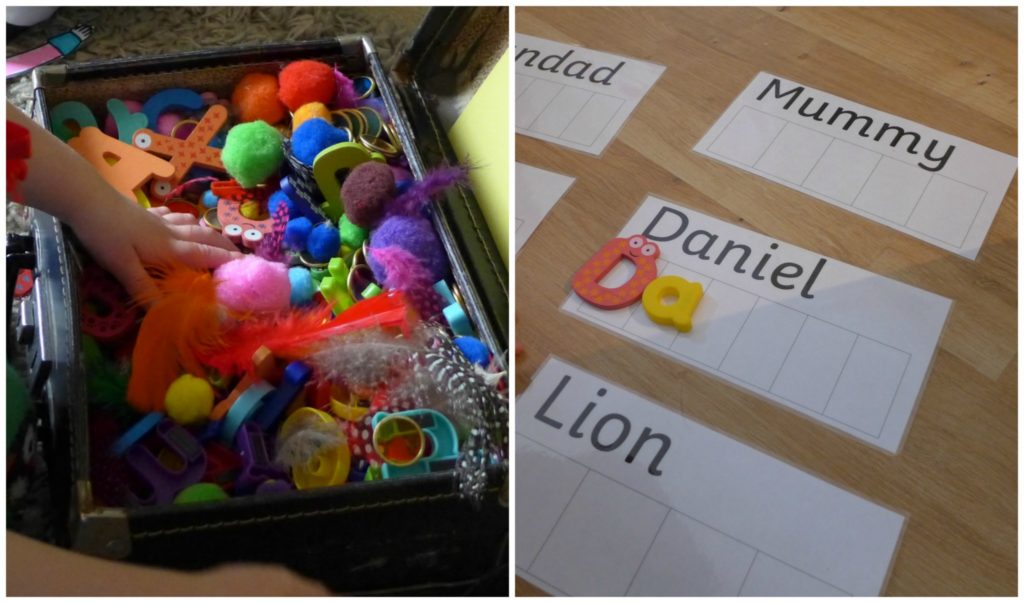 pirate sensory bin