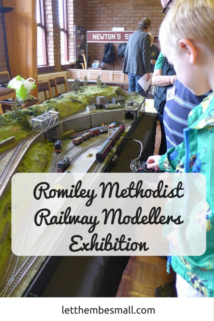 The Romiley Methodist Railway Modellers Exhibition is always a good day out with children