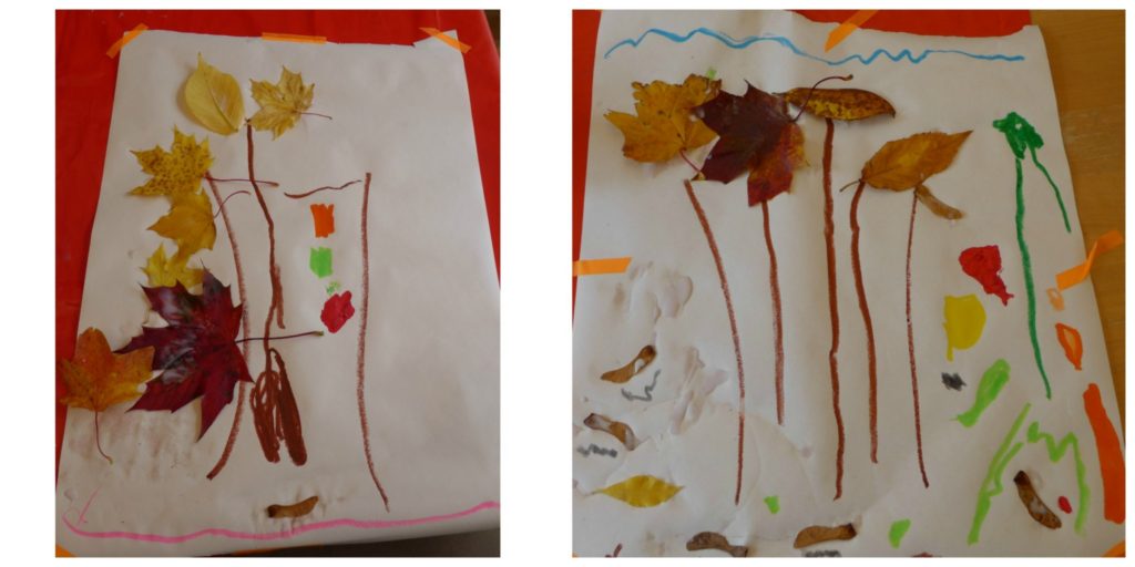 autumn leaf art for pre schoolers