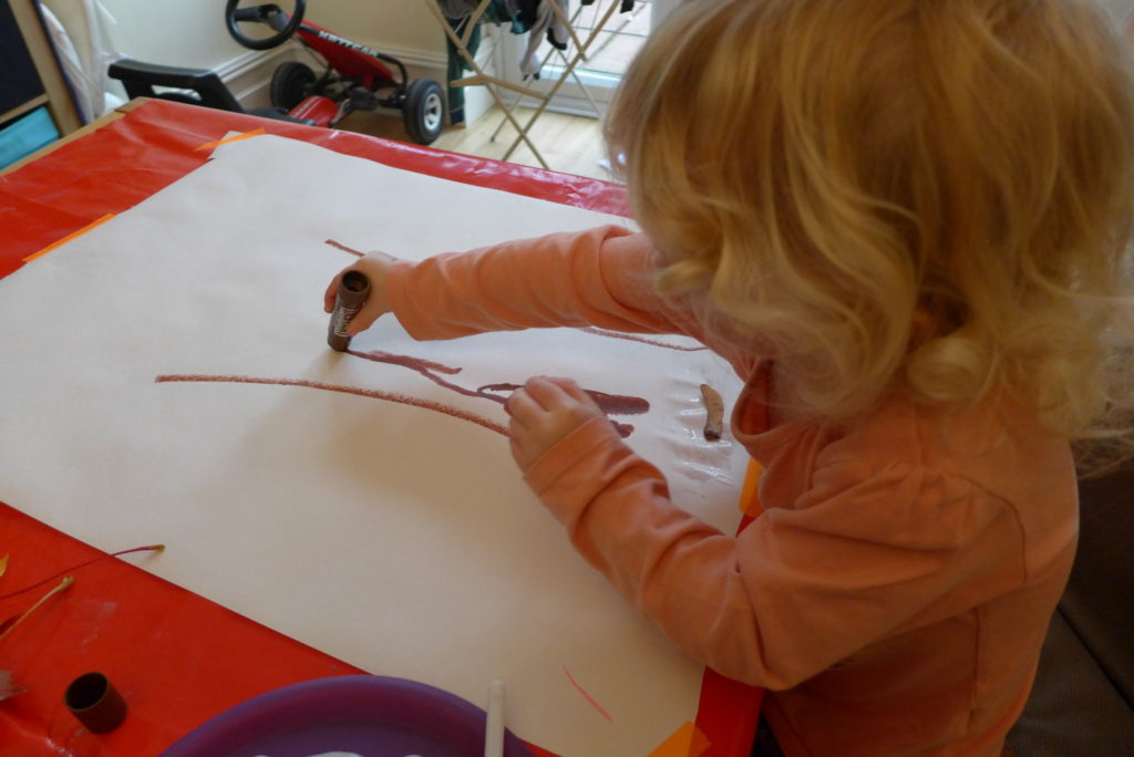 autumn tree art for pre schoolers