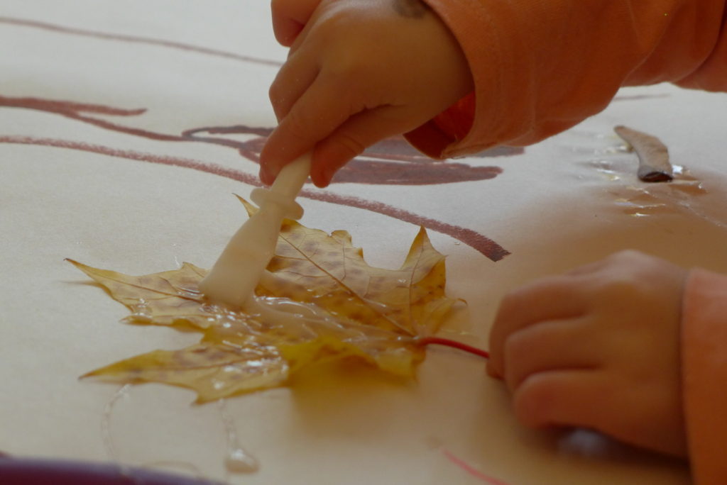 autumn tree art for pre schoolers