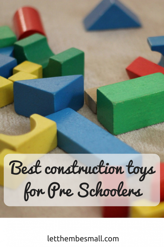 great list of construction and open ended toys for pre schoolers