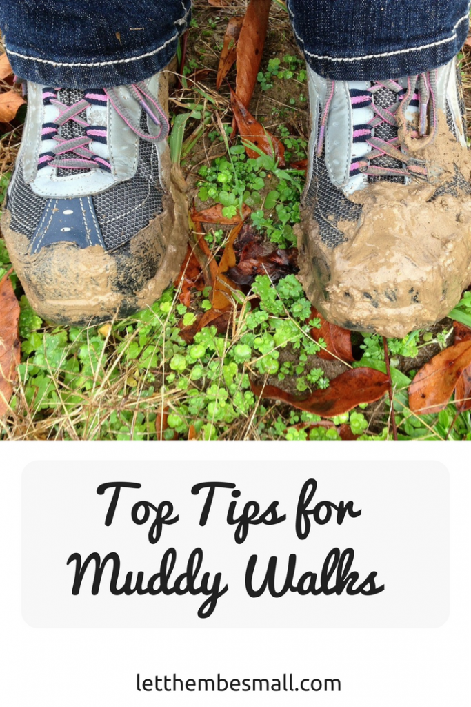 top tips for muddy walks with young children