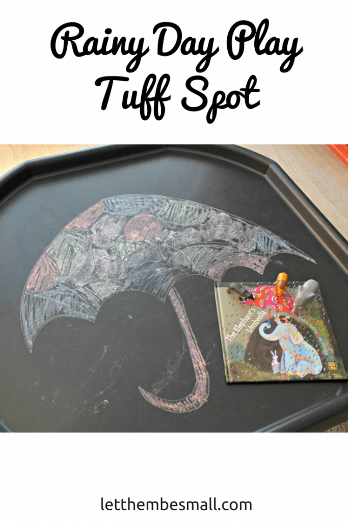 See our rainy day tuff spot - and blow away those umbrellas