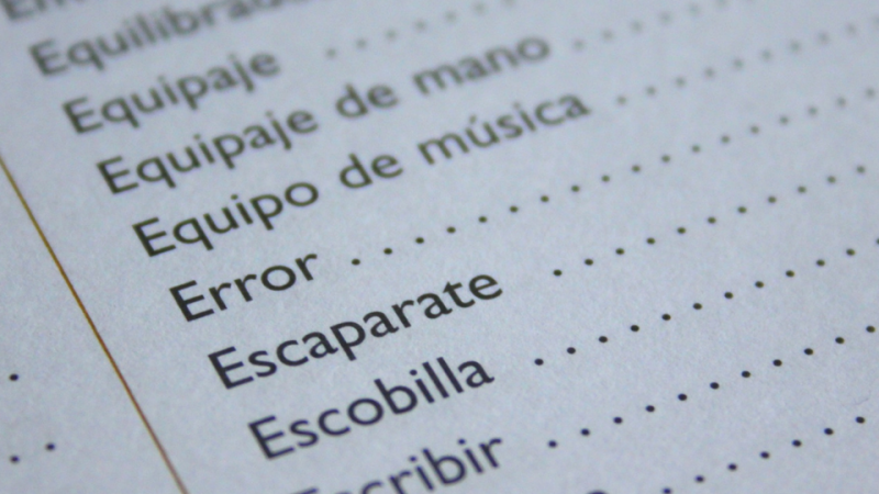 learning spanish
