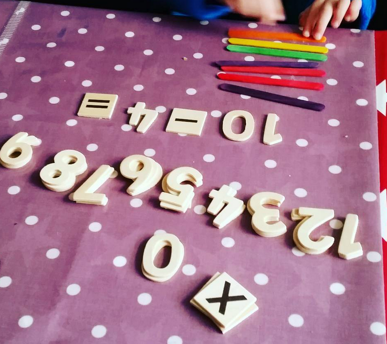 breakfast table maths lesson