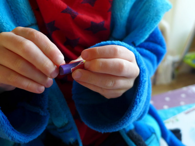 recycling wax crayons