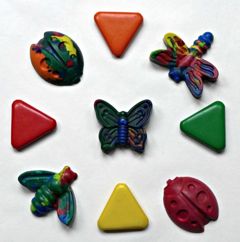 recycling wax crayons