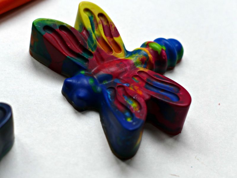 recycling wax crayons