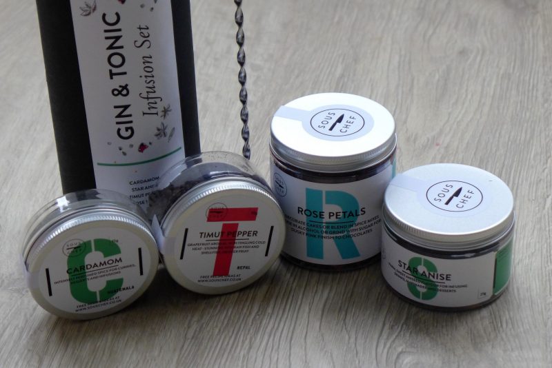 sous chef gin infusion kit