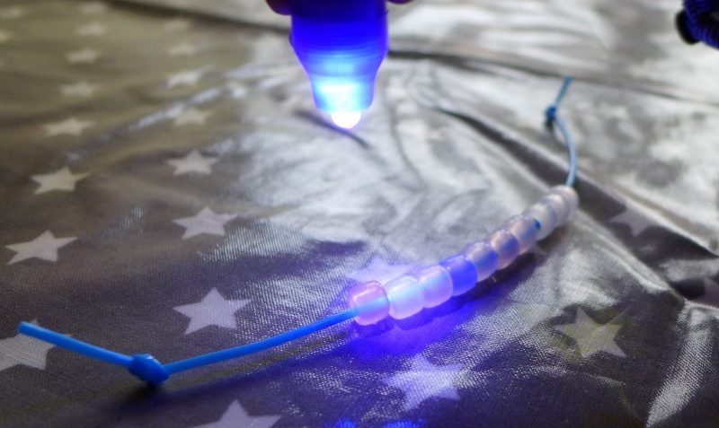 UV beads experiment