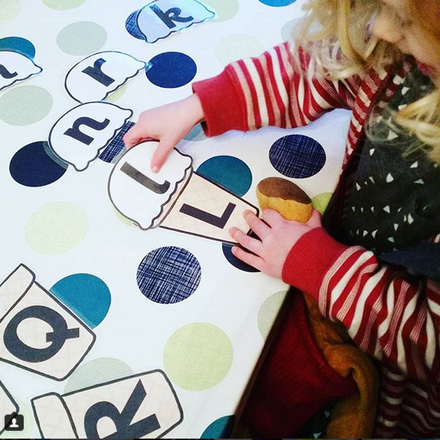 letter matching activity