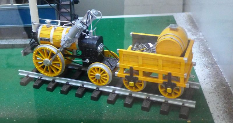 scale modle of Stephenson's Rocket