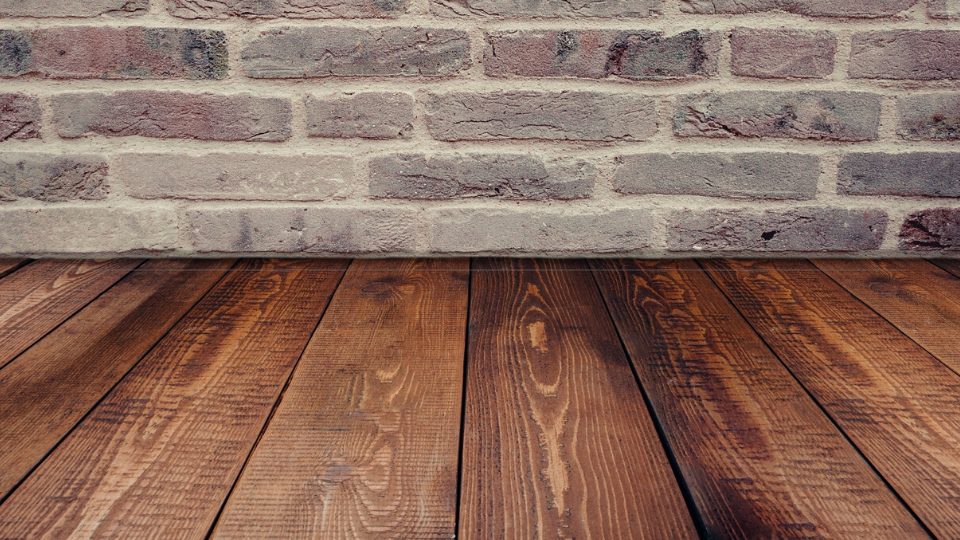floor and brick wall