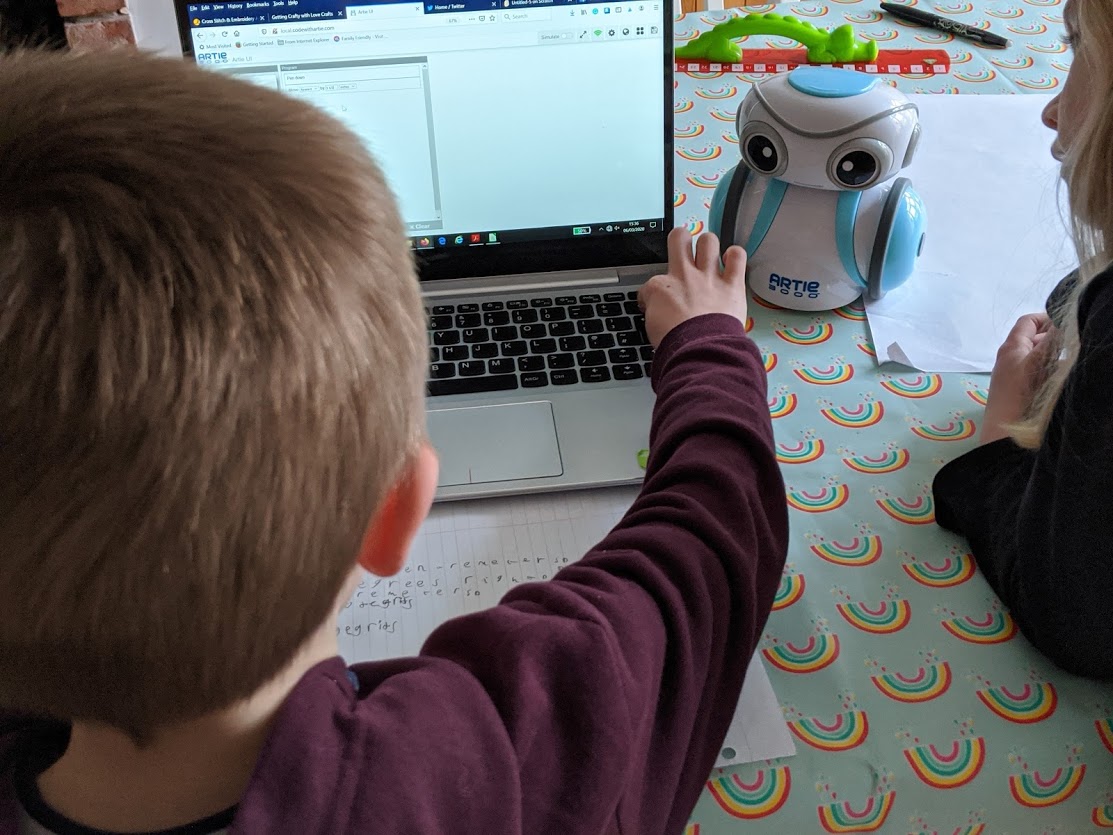 Coding with the Artie Coding Robot